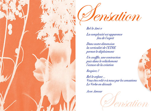 Oracle de Kya - Carte Sensation