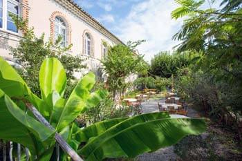 La terrasse de la résidence